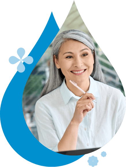 A professional woman smiling